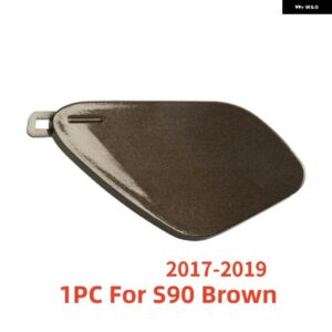 ボルボ フロントバンパー トレーラー牽引フックキャップ S60 V60 2014-2017 S90 V90 2017-2019 - For　S90　Brown　17-19