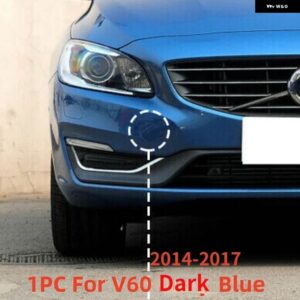 ボルボ フロントバンパー トレーラー牽引フックキャップ S60 V60 2014-2017 S90 V90 2017-2019 - V60　Dark　Blue14-17