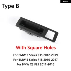 BMW 1個 テールゲート トランクスイッチ ハンドルの交換 3 5シリーズ X3 F35 F18 F25 2010-2019 テールゲート スイッチ パネル - Dark Grey