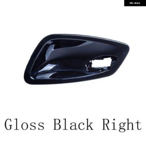 BMW 1個 インテリア ドアハンドル ボウル交換カバー 3シリーズ E90 E91 E92 E93 2005-2012 自動車内装部品 - Gloss Right