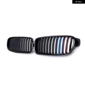 BMW ペア グロスブラック /M スタイルカースタイリング フロントキドニーグリル レーシング グリル 3シリーズ F30 F31 F35 2012-2018 - 1　Line　M　Style