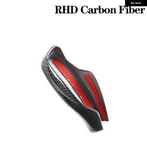 BMW カーボンギアシフトノブ ヘッドバックカバー トリム RHD LHD 5 7シリーズ 6 GT X3 X4 G30 G38 G11 G12 G01 G08 G02 18-22 - RHD-Carbon Fiber