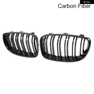 BMW カーボン レーシング グリル フロントグリル バンパー フードキドニーグリル ABS グリル E81 E87 E82 E88 128I 130I 135I 08-11 - Carbon　fiber