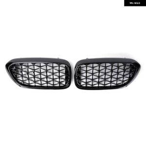 BMW G30 G38 車ダイヤモンドグリル G30 G31 G38 5シリーズ 525I 528I 530I 540I 2017-2020 フロントキドニーグリル スタイリング - Gloss　Black