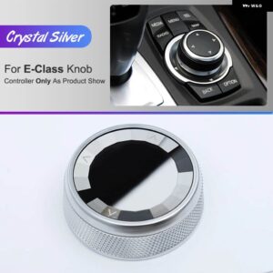 BMW クリスタル/セラミック車マルチメディア ボタン カバー ノブ ステッカー E90 E91 F10 F18 F20 F22 F30 F32 F25 E70 E71 1/2/3/4/5/7シリーズ 用 - For E Class Crystal