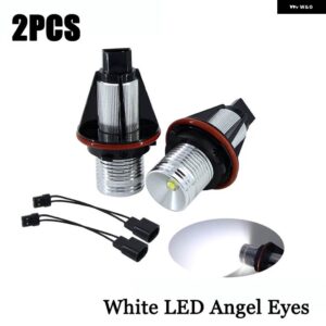 BMW 2個 LED エンジェルアイズ マーカーライト 電球ホワイト/ブルー/レッド/グリーン/イエロー E39 E53 E60 E61 E63 E64 E65 E66 E87 525I 530I 545I用