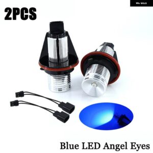 BMW 2個 LED エンジェルアイズ マーカーライト 電球ホワイト/ブルー/レッド/グリーン/イエロー E39 E53 E60 E61 E63 E64 E65 E66 E87 525I 530I 545I用