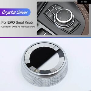BMW クリスタルスタイルマルチメディア ノブ カバー コントロールノブ ステッカー E90 E92 E70 E84 F10 F20 F22 F25 F26 F15 F30 F32 F34 G20 G30 - EVO Small Knob
