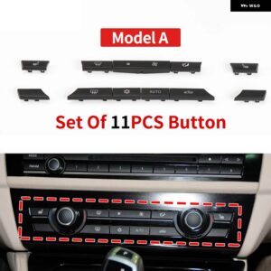 BMW A/C ヒーターボタン キーキャップ リペア キット スイッチ ボタン カバー F01 F02 F06 F07 F10 F11 F12 F13 5/6/7シリーズ 2010-2017 - A 11Pcs