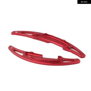 BMW 2個 自動車ステアリング ホイールのシフトパドル 延長 M2 F87 M3 F80 M4 F82 M6 F06 F12 2016 2017 直接ギアパドル 延長 - Red