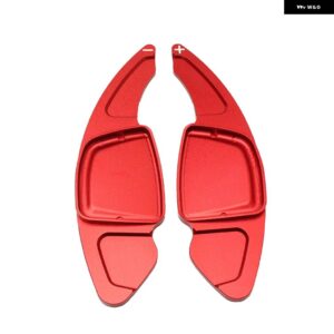 アウディ A3 8Y A4 A5 2020 2021交換ステアリング ホイール DSG シフトパドル と延長 2ピース カースタイリング - Red