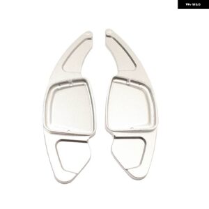 アウディ A3 8Y A4 A5 2020 2021交換ステアリング ホイール DSG シフトパドル と延長 2ピース カースタイリング - WHITE