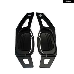 アウディ ステアリング ホイールパドル 延長シフターシフト ステッカー 装飾 S3/RS3 2015-2016 赤黒 - black