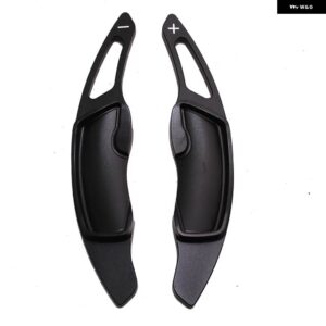 スバル シフトパドル XV レガシィフォレスターアウトバックインプレッサ WRX STI レヴォーグステアリング ホイールシフター拡張 DSG - black
