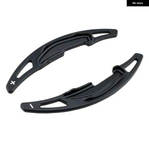 BMW M2 M3 M4 M5 X5M X6M F87 F85 F86 F80 F83 F10 M6 F12 ステアリング ホイールシフトパドル 延長シフター DSG ギア ステッカー - black
