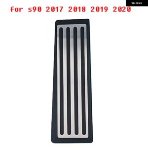 ボルボ XC60 XC90 S90 2018-2021 アクセル ブレーキ ペダル フットレスト ペダル プレートカバー 非掘削 インテリア リペア - 1pcs　s90　2017　-2020