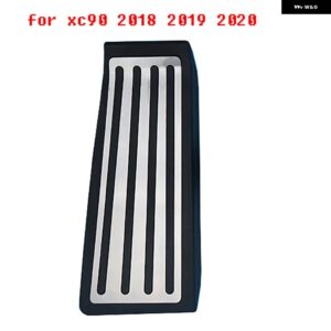 ボルボ XC60 XC90 S90 2018-2021 アクセル ブレーキ ペダル フットレスト ペダル プレートカバー 非掘削 インテリア リペア - 1pcs　xc90　2018　-2020