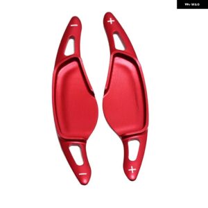 BMW 合金ステアリング ホイール延長パドル シフトトリム 5シリーズ G30 7 G11 G12 X3 G01 X4 G02 M5 F90 2017 2018 - Red