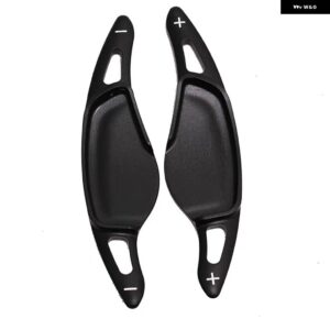 BMW 合金ステアリング ホイール延長パドル シフトトリム 5シリーズ G30 7 G11 G12 X3 G01 X4 G02 M5 F90 2017 2018 - black