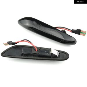 BMW 流水ウインカー LED ダイナミック ウィンカー ライト E60 E61 E90 E91 E81 E83 E84 E88 E92 サイドマーカー点滅 インジケータ ー - Black T10 Type