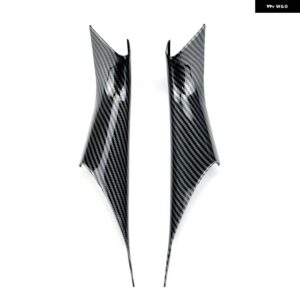 BMW インテリア カーボンテクスチャ ドアハンドル プルカバー トリム 5シリーズ G30 G38 525LI 528 530 540 2018 2019 2020 - Carbon 2PCS