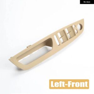 BMW LHD RHD インテリア ドアプル ハンドル アームレスト パネルトリムカバー 交換 X5 X6 E70 E71 E72 2007-2013 - Beige-Panel