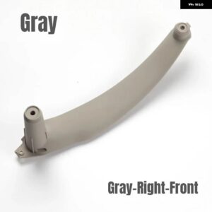 BMW インテリア 助手席 ドアプル ハンドル内側カバー パネルトリム交換 X5 X6 E70 E71 E72 2007-2013 - Gray-Right-Front