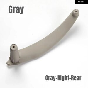 BMW インテリア 助手席 ドアプル ハンドル内側カバー パネルトリム交換 X5 X6 E70 E71 E72 2007-2013 - Gray-Right-Rear
