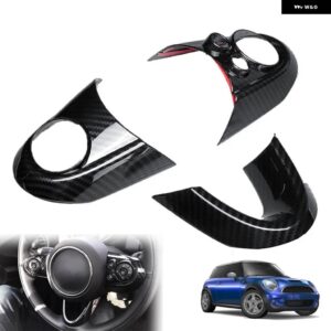 BMW 3個 ステアリング ホイールカバー カーボン ステッカー ミニクーパー F54 F55 F56 F57 F60 スタイリング 室内 装飾 - Style B