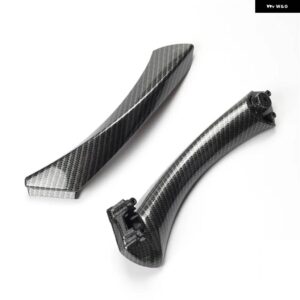 BMW インテリア ドアハンドル 3シリーズ E90 E91 318 320 325 328 330 335 部分インナードアパネル ハンドルバー プルトリムカバー - Carbon-Set-Left