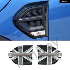BMW グレーユニオンジャックサイドプレートフェンダー ステッカー デカール カバー ミニクーパーカントリーマン F60 外装 装飾 スタイリング - grey　jack, For　F60　Cooper