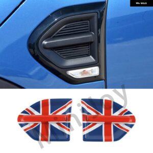 BMW グレーユニオンジャックサイドプレートフェンダー ステッカー デカール カバー ミニクーパーカントリーマン F60 外装 装飾 スタイリング - union　jack, For　F60　Cooper