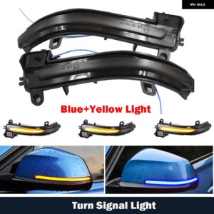 BMW ダイナミック ウインカーウィンカー LED ライト F20 F30 F31 F21 F22 F23 F32 F33 F34 X1 E84 F36 1 2 3 4 F87 M2 - Dynamic Blue Yellow