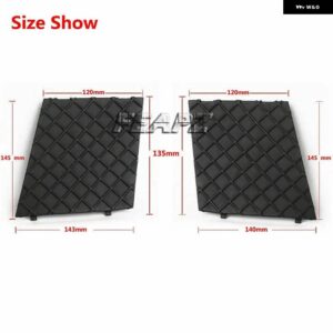 BMW E60 E61 M スポーツ 51117897186 51117897184 バンパー カバー 黒左 + 右フロントバンパー アンダーメッシュグリル プレートトリムカバー - Left and Right