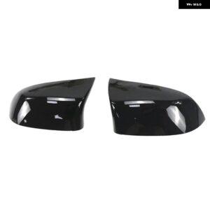 BMW リアビューサイドミラー カバー バックミラー キャップ X3 X4 X5 X6 F25 F26 F15 F16 カーボンオート グロスブラック 14-18 - Gloss　Black