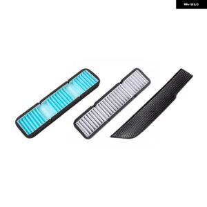 テスラ 吸気フィルター モデル 3 2017-2020 グリル カバー インレットベントトリムインナーアウター気流 - 3pcs Set