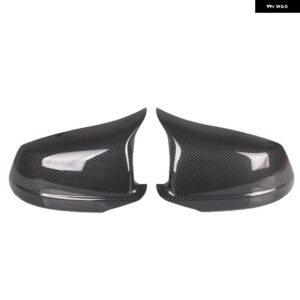BMW 5シリーズ F10 F11 2010-2013 バックミラー カバー サイドウイングフレームカバー カーボンスタイルトリムシェル - Carbon Fiber