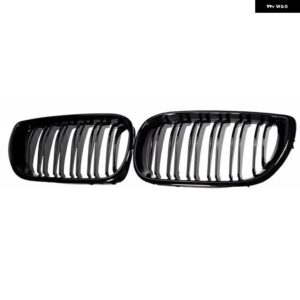 BMW フロントセンター明黒ワイドキドニーフードグリル E46 サルーン 4 ドア 3シリーズ 37377 320I 325XI 330XI - Bright Black