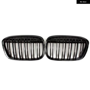 BMW グロスブラック フロントバンパー キドニーグリル X1 F48 F49 2016-20 XDRIVE ダブルライン M スタイル - Glossy　Black