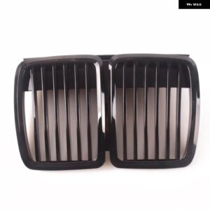 BMW フロントフードキドニーグリル 1983-1991 E30 E30 325I 325IS 325IX 325 325E 325ES 318I 320I M3 - Glossy Black