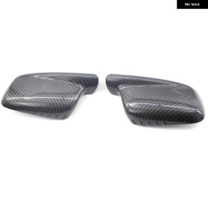BMW カーボン明黒サイドバックミラー カバー 3 7シリーズ E46 E65 E66 E67 745I 750I 760LI 730LI - Carbon Fiber