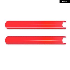 BMW フロントグリル トリムストリップカバー フレーム ステッカー E60 E61 - red