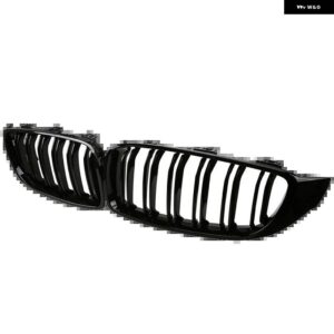 BMW ブラックフロントキドニーグリル スラット M4 スタイルグリル F32 F33 F36 F80 F82 2013-2018 カブリオレクーペ 425I 430I 440I 435I - II type