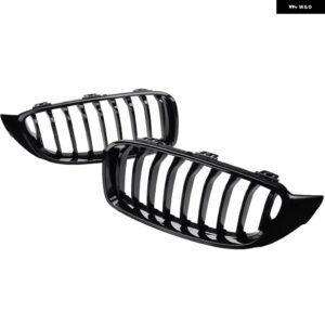 BMW ブラックフロントキドニーグリル スラット M4 スタイルグリル F32 F33 F36 F80 F82 2013-2018 カブリオレクーペ 425I 430I 440I 435I - I type
