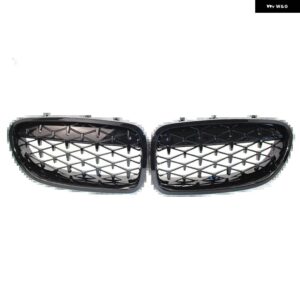 BMW フロントスポーツグリル キドニーグリル ダイヤモンド 5シリーズ F10 F11 520I 523I 525I 530I 535I 2010 -2014 - fullblack