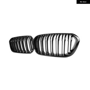 BMW RICOY グロスブラック F20 F21 120I 118I 116I 116D M135I M140I 2015-18 ハッチバックスポーツキドニーグリル - Gloss　Black