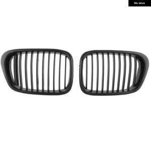 BMW フロントセンター マットブラック ワイドキドニーフードグリル E39 525 528 530 535 M5 1997 2003 - Matte Black