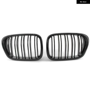 BMW フロントセンター マットブラック ワイドキドニーフードグリル E39 525 528 530 535 M5 1997 2003 - Gloss Black