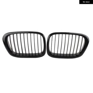 BMW フロントセンター マットブラック ワイドキドニーフードグリル E39 525 528 530 535 M5 1997 2003 - Gloss Black2