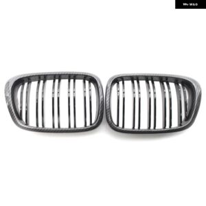 BMW フロントセンター マットブラック ワイドキドニーフードグリル E39 525 528 530 535 M5 1997 2003 - Carbon Fiber